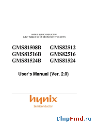 Datasheet GMS81508B manufacturer Hynix